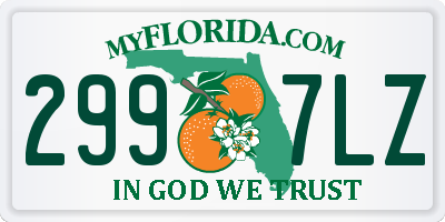 FL license plate 2997LZ