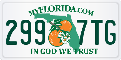 FL license plate 2997TG