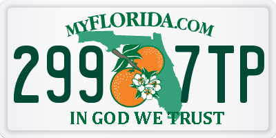 FL license plate 2997TP