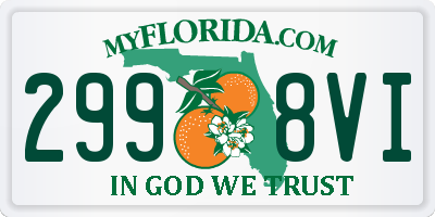 FL license plate 2998VI