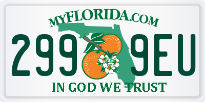 FL license plate 2999EU