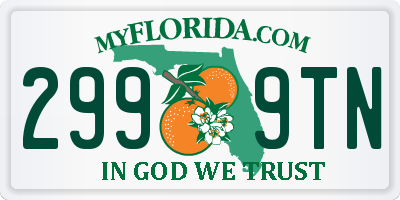 FL license plate 2999TN