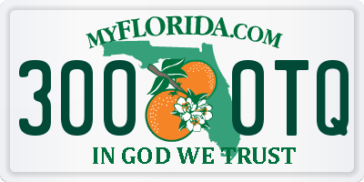 FL license plate 3000TQ