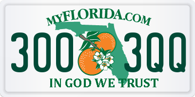 FL license plate 3003QQ