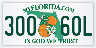 FL license plate 3006OL