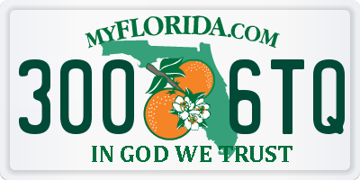 FL license plate 3006TQ