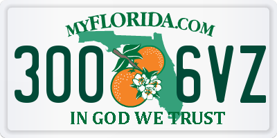 FL license plate 3006VZ