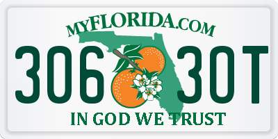FL license plate 3063OT