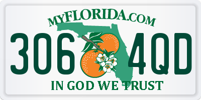 FL license plate 3064QD