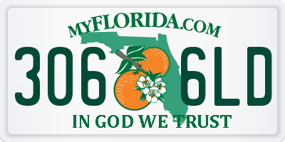 FL license plate 3066LD