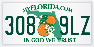 FL license plate 3089LZ