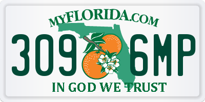 FL license plate 3096MP