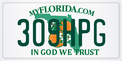 FL license plate 309HPG