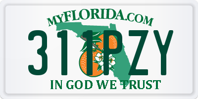 FL license plate 311PZY