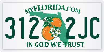 FL license plate 3122JC