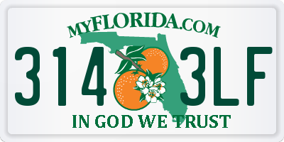 FL license plate 3143LF