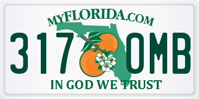 FL license plate 3170MB