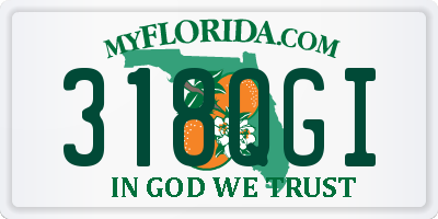 FL license plate 318QGI