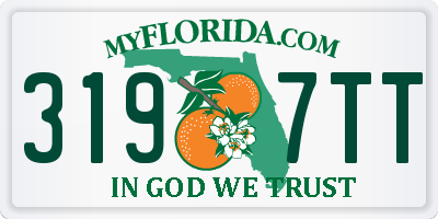 FL license plate 3197TT