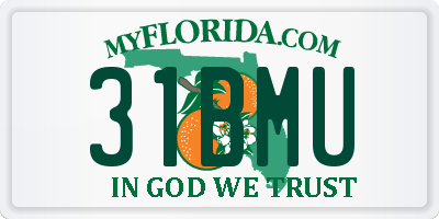 FL license plate 31BMU