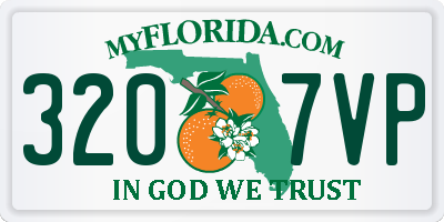 FL license plate 3207VP