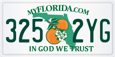 FL license plate 3252YG