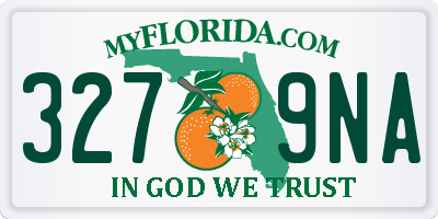 FL license plate 3279NA