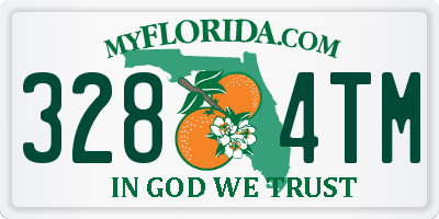 FL license plate 3284TM