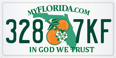 FL license plate 3287KF