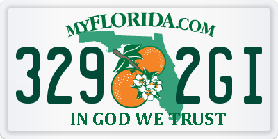 FL license plate 3292GI
