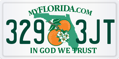 FL license plate 3293JT