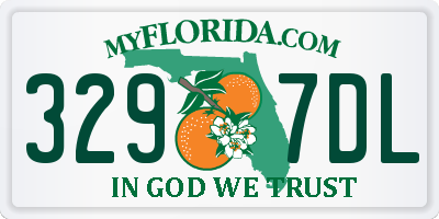 FL license plate 3297DL