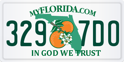 FL license plate 3297DO