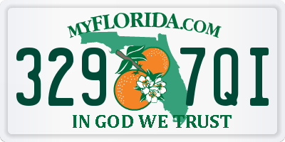FL license plate 3297QI