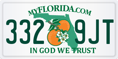 FL license plate 3329JT