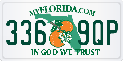 FL license plate 3369QP