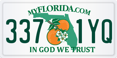 FL license plate 3371YQ