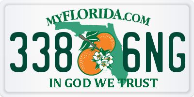 FL license plate 3386NG