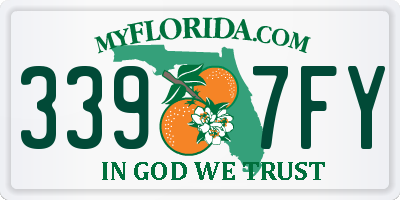 FL license plate 3397FY