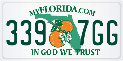 FL license plate 3397GG