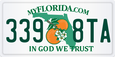 FL license plate 3398TA