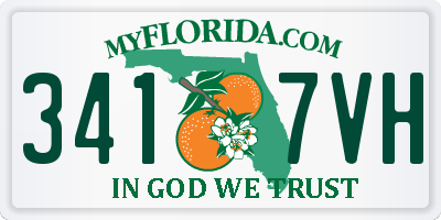 FL license plate 3417VH