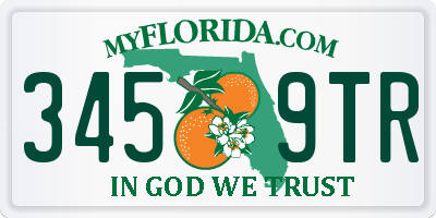 FL license plate 3459TR