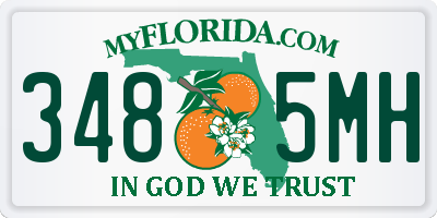 FL license plate 3485MH