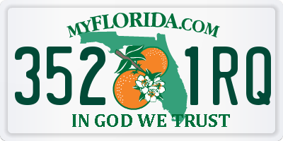 FL license plate 3521RQ
