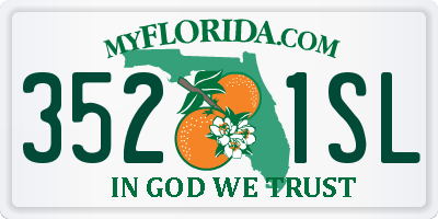 FL license plate 3521SL