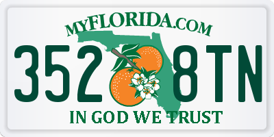 FL license plate 3528TN