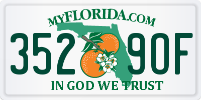 FL license plate 3529OF