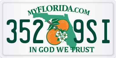 FL license plate 3529SI