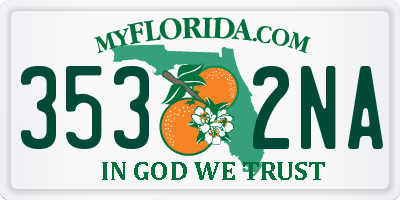FL license plate 3532NA